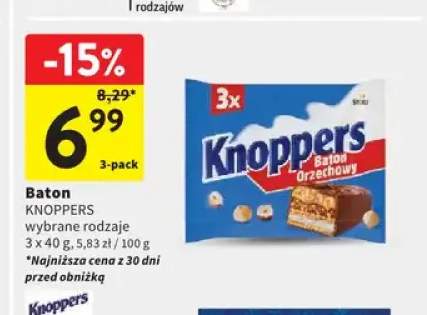 Baton KNOPPERS 3-pak 40g
