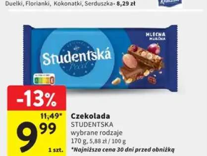 Czekolada STUDENTSKA
