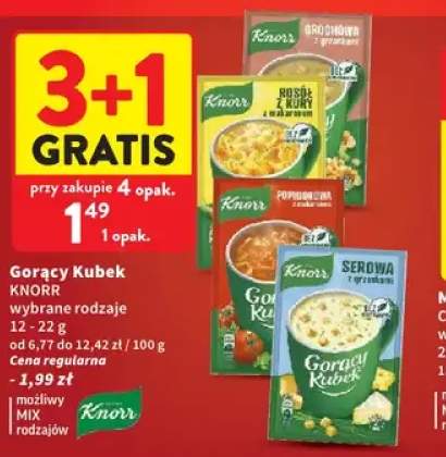 Gorący Kubek KNORR Grochowa z grzankami