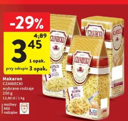 Makaron CZANIECKI w kształcie ryżu