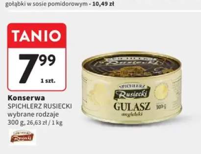 Konserwa SPICHLERZ RUSIECKI Gulasz angielski