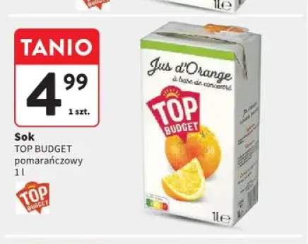 Sok pomarańczowy Top Budget