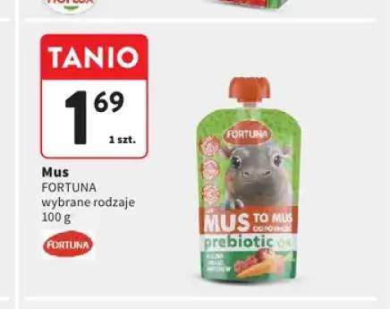 Mus malina jabłko marchew Fortuna