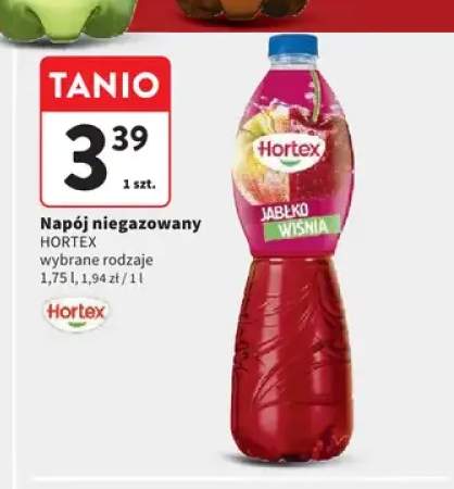 Napój niegazowany Hortex Jabłko Wiśnia