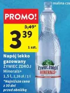 Napój lekko gazowany Żywiec Zdrój Minerals+