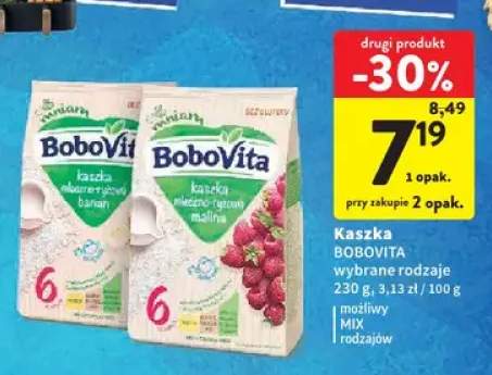 Kaszka mleczno-ryżowa BoboVita banan