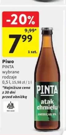 Piwo Browar Pinta Atak Chmielu American IPA