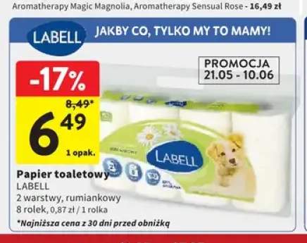 Papier toaletowy Labell rumiankowy 2 warstwy