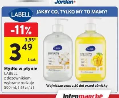 Mydło w płynie Labell kremowe bawełna