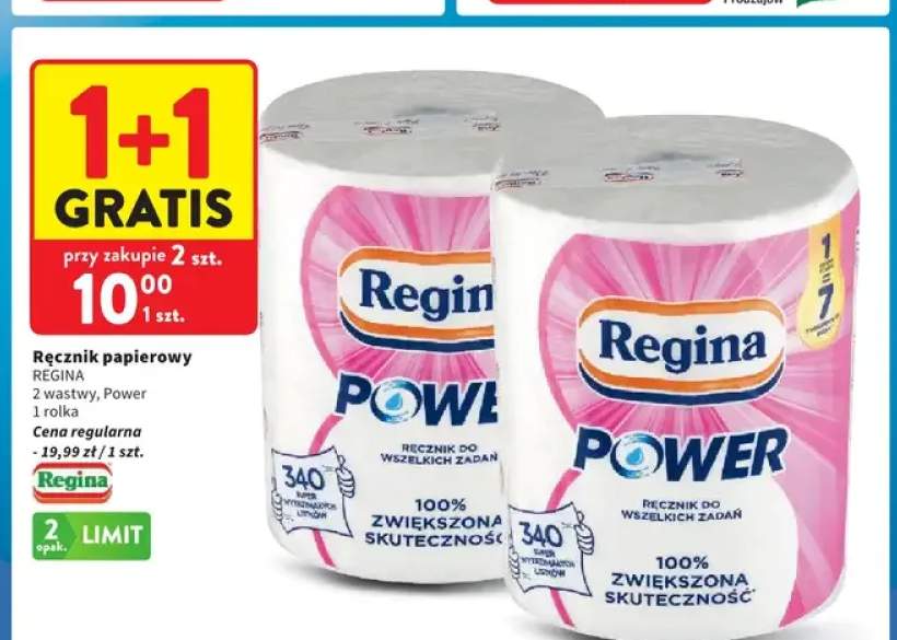 Ręcznik papierowy Regina Power 2 warstwy