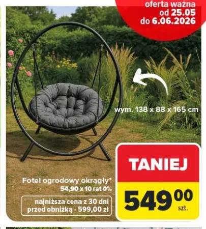 fotel ogrodowy