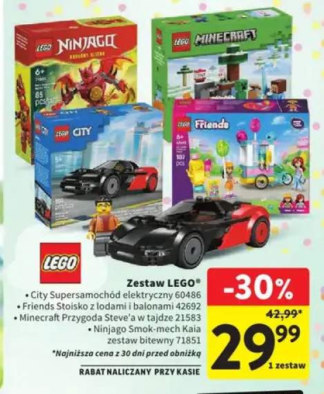 Zestaw LEGO City Supersamochód elektryczny 60486