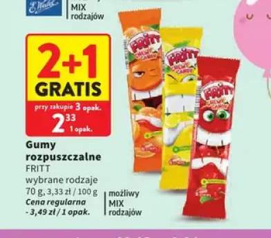Gumy rozpuszczalne Fritt