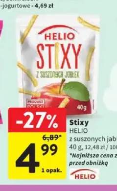 Stixy z suszonych jabłek HELIO
