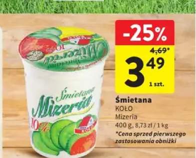Śmietana KOŁO Mizeria 10%