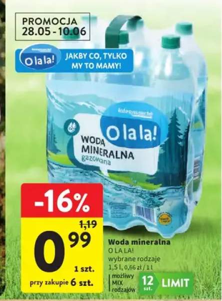 Woda mineralna O LA LA!