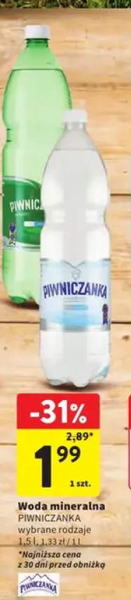 Woda mineralna PIWNICZANKA