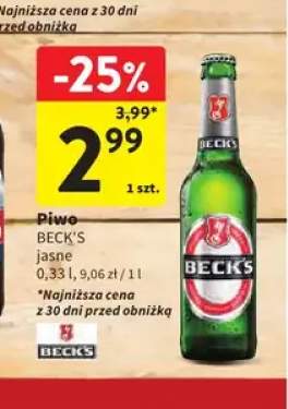Piwo Beck's jasne