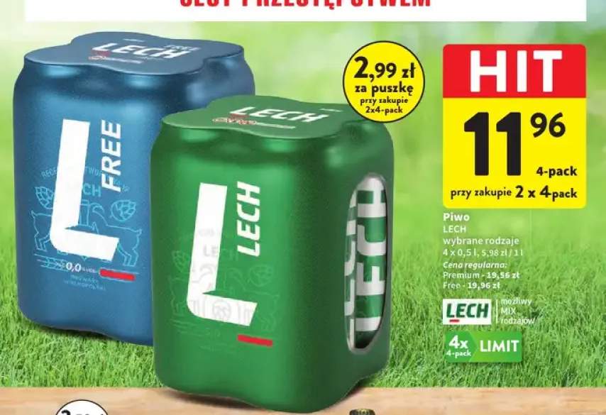 Piwo Lech Premium 4-pak 500ml