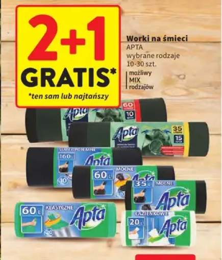 Worki na śmieci mocne Apta 35l