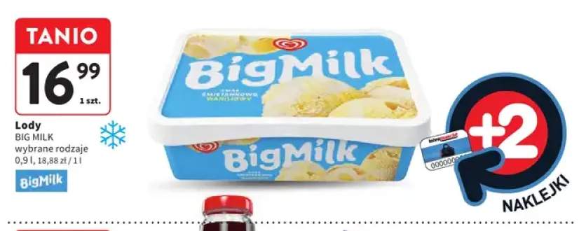 Lody BIG MILK