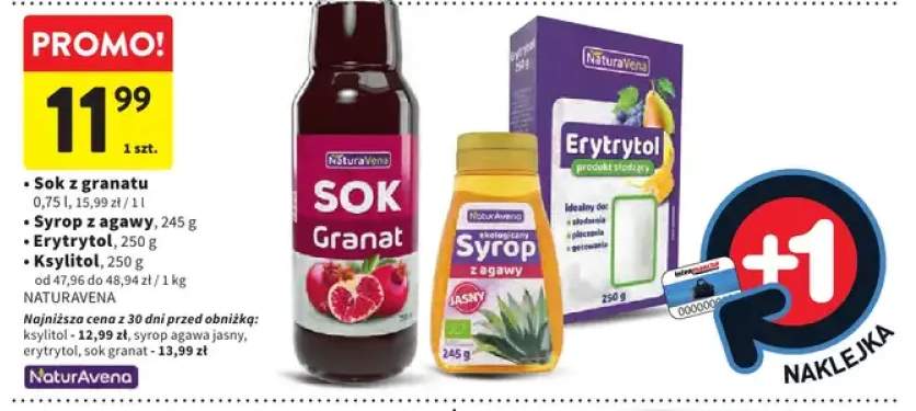 Syrop z agawy jasny NATURAVENA