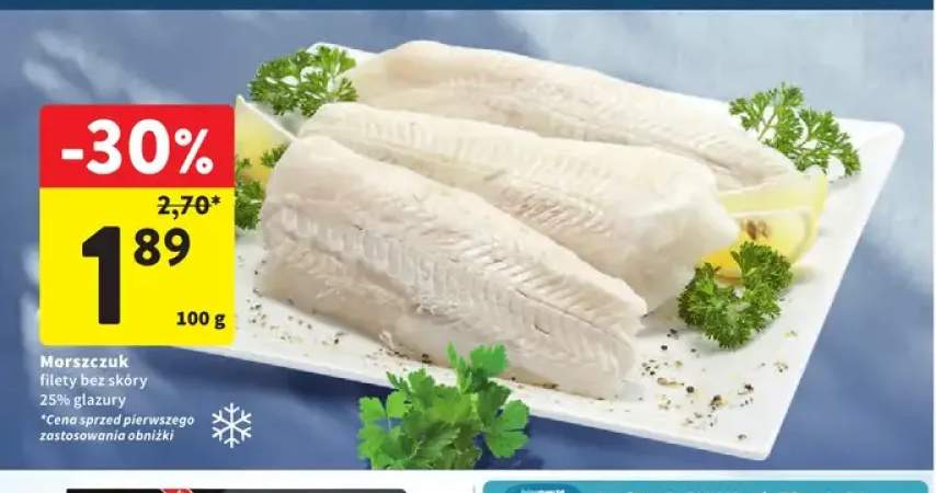 Morszczuk filety bez skóry 25% glazury