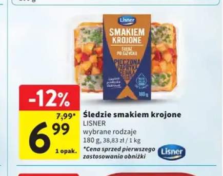 Śledzie smakiem krojone LISNER