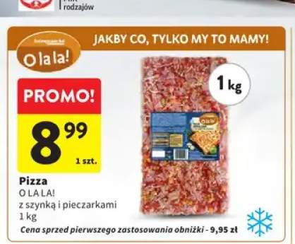 Pizza O LA LA! z szynką i pieczarkami