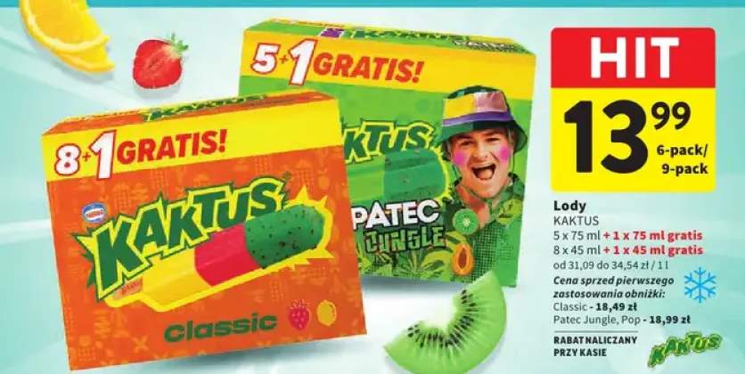Lody Kaktus Patec Jungle 6-pak 75ml