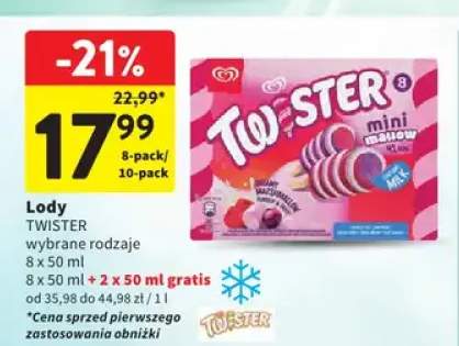 Lody Twister 10-pak 50ml