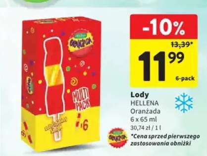 Lody Hellena Oranżada 6-pak 65ml
