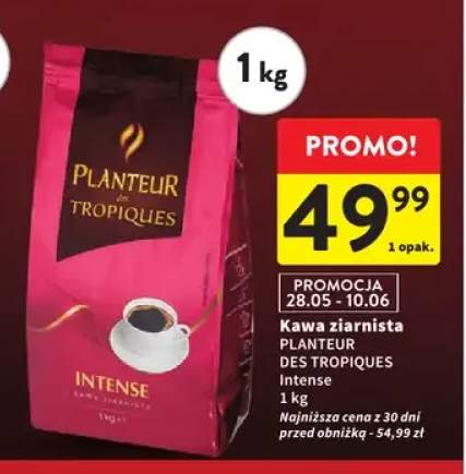 Kawa ziarnista PLANTEUR DES TROPIQUES Intense
