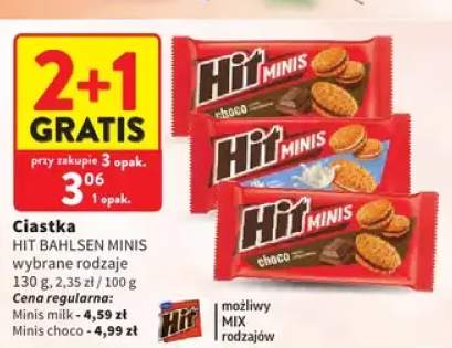 Ciastka Hit Minis milk Bahlsen