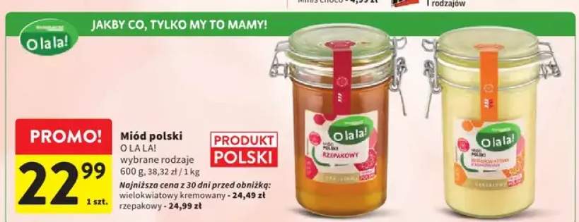 Miód polski rzepakowy O la la!
