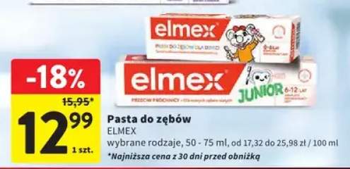 Pasta do zębów dla dzieci Elmex 0-6 lat