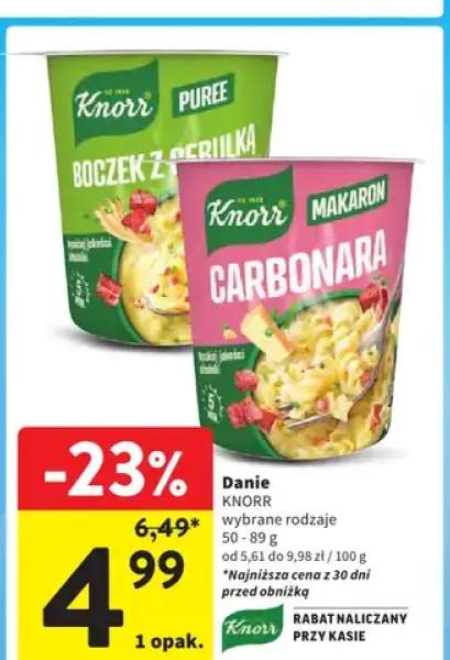 Danie Makaron carbonara Knorr