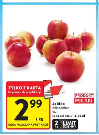 Jabłko mix odmian luz polskie