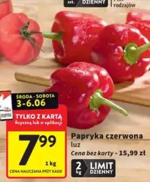 Papryka czerwona luz