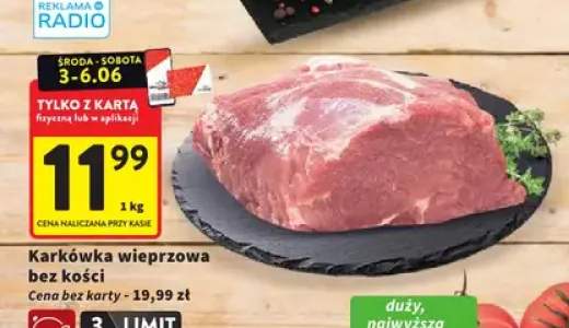 Karkówka wieprzowa bez kości