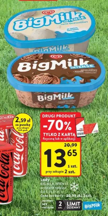 Lody BIG MILK INTENSE