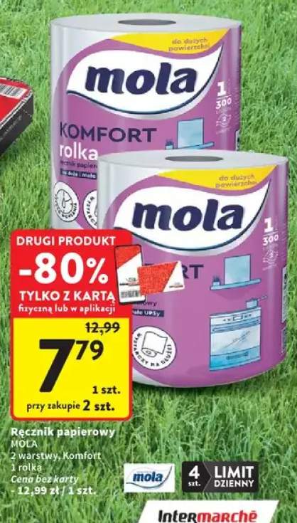 Ręcznik papierowy Mola Komfort 2 warstwy