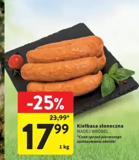Kiełbasa słoneczna Madej Wróbel