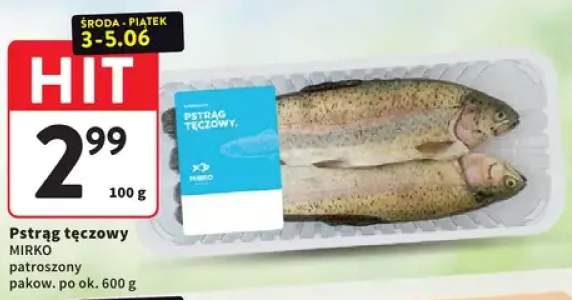 Pstrąg tęczowy MIRKO patroszony