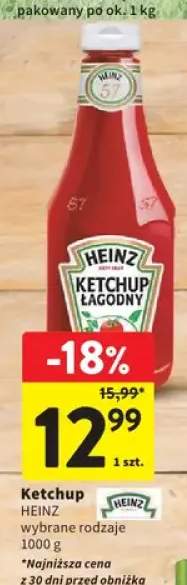 Ketchup HEINZ łagodny