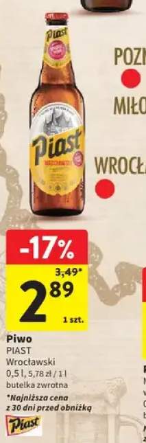 Piwo Piast Wrocławski