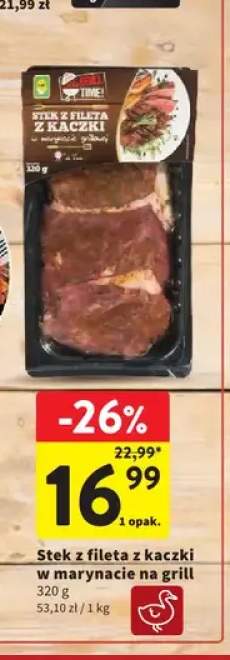 Stek z fileta z kaczki w marynacie na grill GRILL TIME!