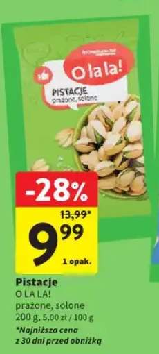 Pistacje prażone solone O LA LA!