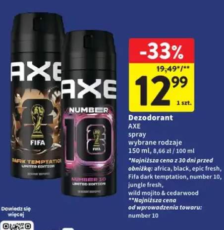 Dezodorant spray AXE Number 10