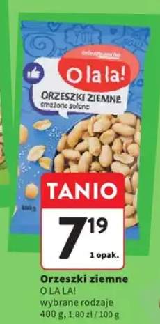 Orzeszki ziemne smażone solone O LA LA!